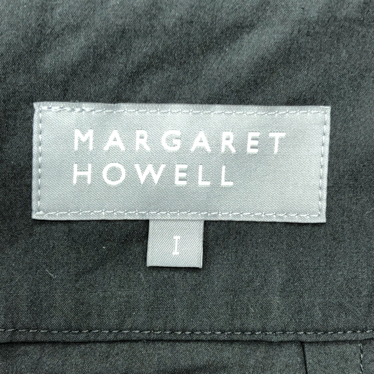 MARGARET HOWELL / マーガレットハウエル | HIGHDENSE COTTON SILK コットン シルク スカート | 1 | ブラック | レディース
