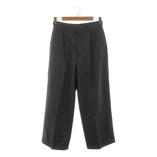 WIRROW / ウィロウ | 2023SS | Wool tropical wide tapered slacks ウール トロピカル ワイド テーパード スラックス | 1 | レディース