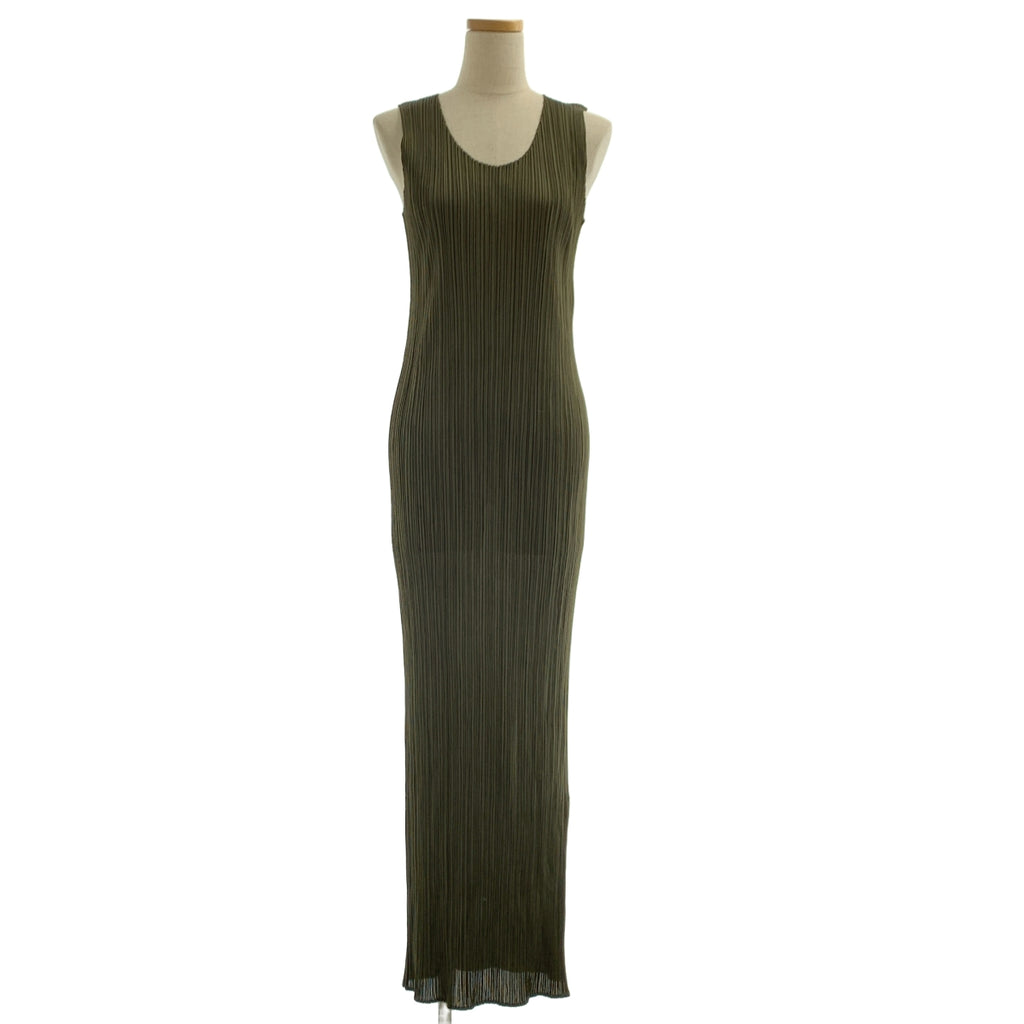 PLEATS PLEASE ISSEY MIYAKE / プリーツプリーズイッセイミヤケ | 1999SS | サイドスリット ノースリーブ ドレス ワンピース | 5 | レディース