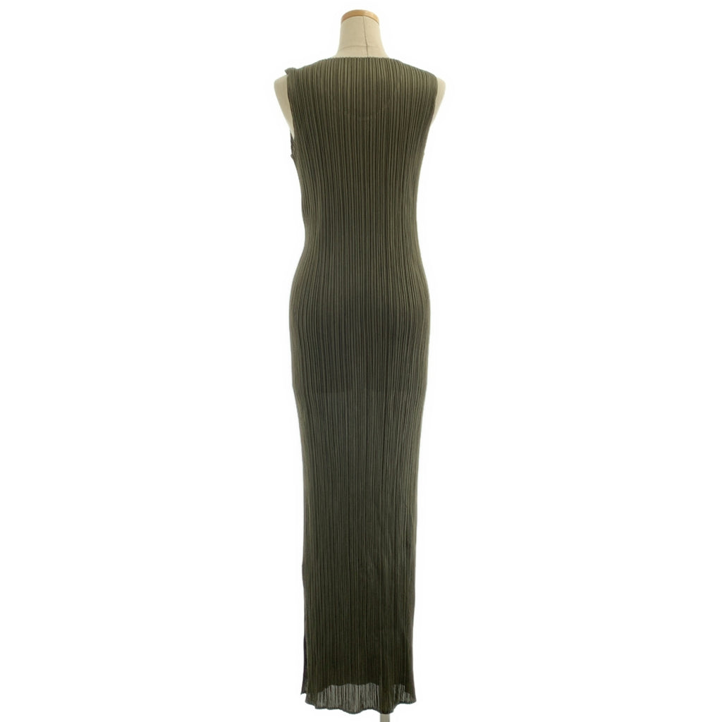 PLEATS PLEASE ISSEY MIYAKE / プリーツプリーズイッセイミヤケ | 1999SS | サイドスリット ノースリーブ ドレス ワンピース | 5 | レディース