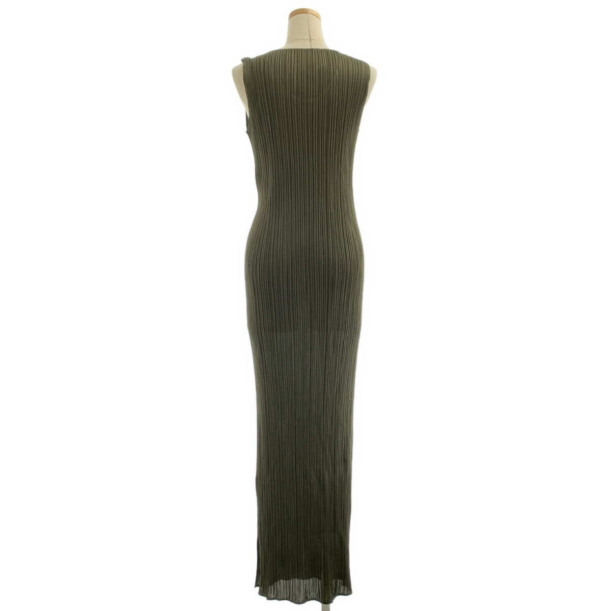 PLEATS PLEASE ISSEY MIYAKE / プリーツプリーズイッセイミヤケ | 1999SS | サイドスリット ノースリーブ ドレス ワンピース | 5 | レディース