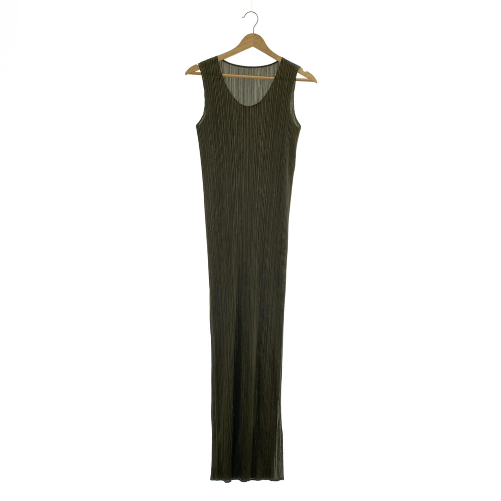 PLEATS PLEASE ISSEY MIYAKE / プリーツプリーズイッセイミヤケ | 1999SS | サイドスリット ノースリーブ ドレス ワンピース | 5 | レディース