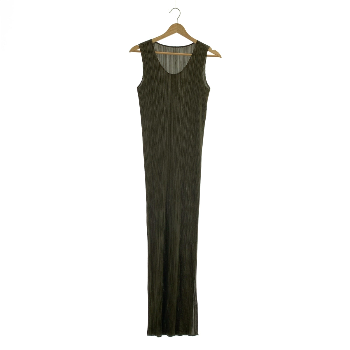 PLEATS PLEASE ISSEY MIYAKE / プリーツプリーズイッセイミヤケ | 1999SS | サイドスリット ノースリーブ ドレス ワンピース | 5 | レディース