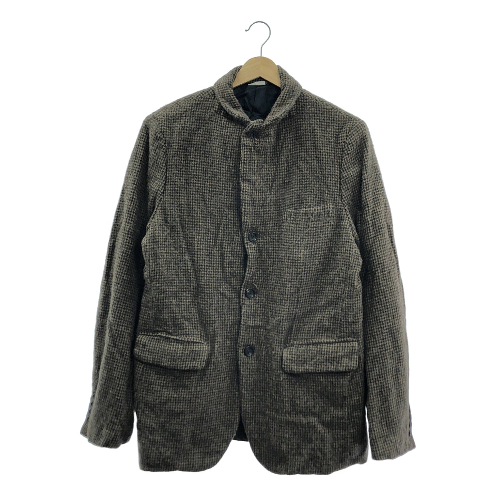 COMME des GARCONS HOMME DEUX / コムデギャルソンオムドゥ | 2024AW | ウール 縮絨 3B シングルブレスト テーラードジャケット / 総裏地 | L | ブラウン | メンズ