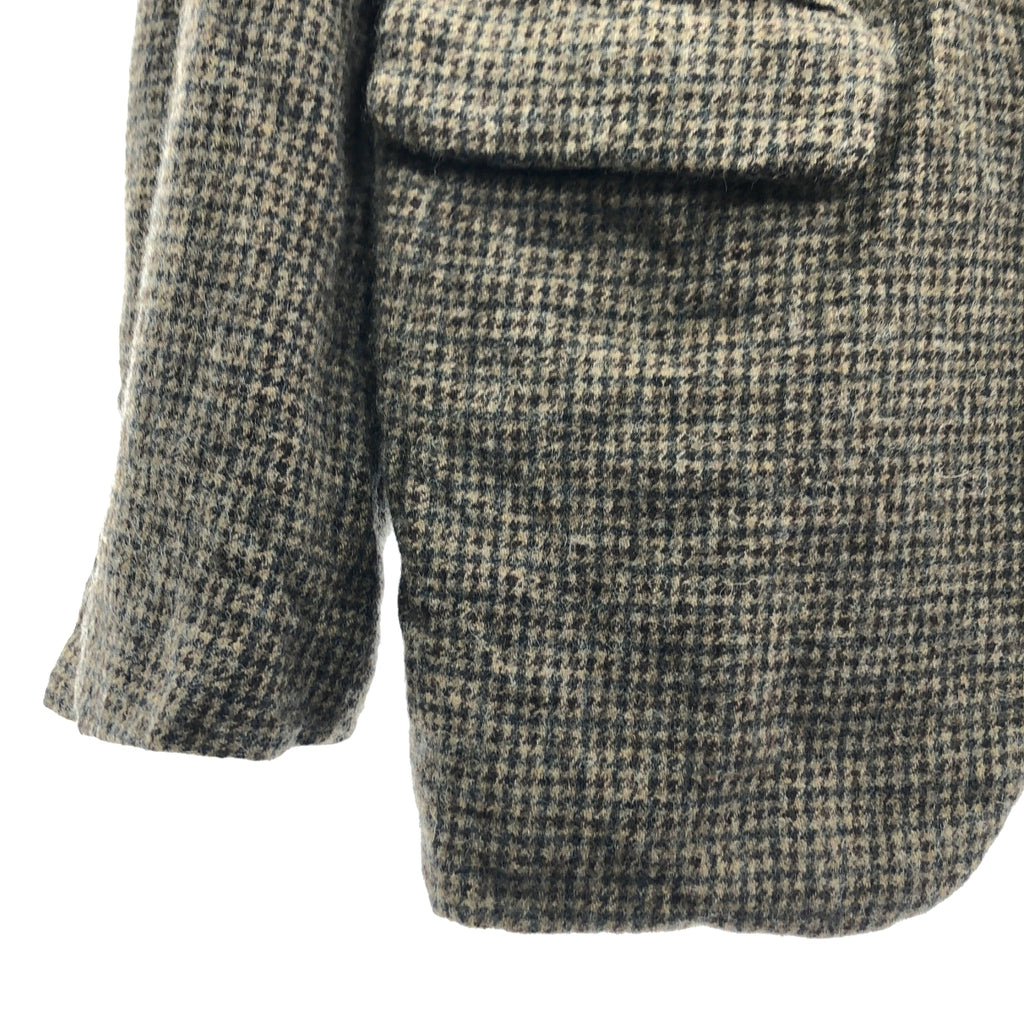 COMME des GARCONS HOMME DEUX / コムデギャルソンオムドゥ | 2024AW | ウール 縮絨 3B シングルブレスト テーラードジャケット / 総裏地 | L | ブラウン | メンズ