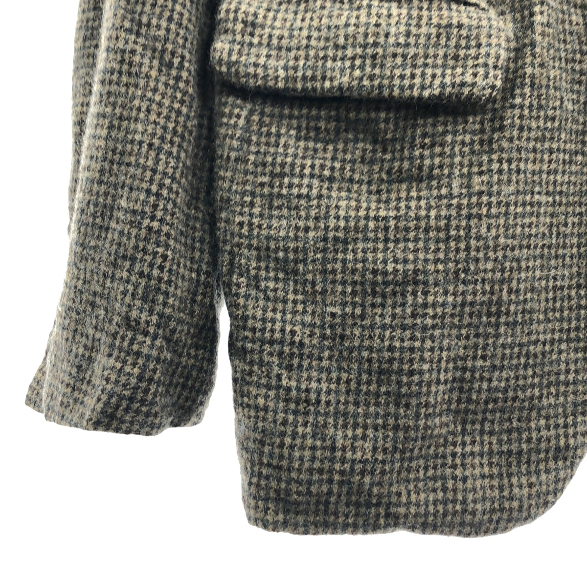COMME des GARCONS HOMME DEUX / コムデギャルソンオムドゥ | 2024AW | ウール 縮絨 3B シングルブレスト テーラードジャケット / 総裏地 | L | ブラウン | メンズ