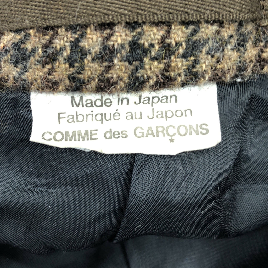 COMME des GARCONS HOMME DEUX / コムデギャルソンオムドゥ | 2024AW | ウール 縮絨 3B シングルブレスト テーラードジャケット / 総裏地 | L | ブラウン | メンズ