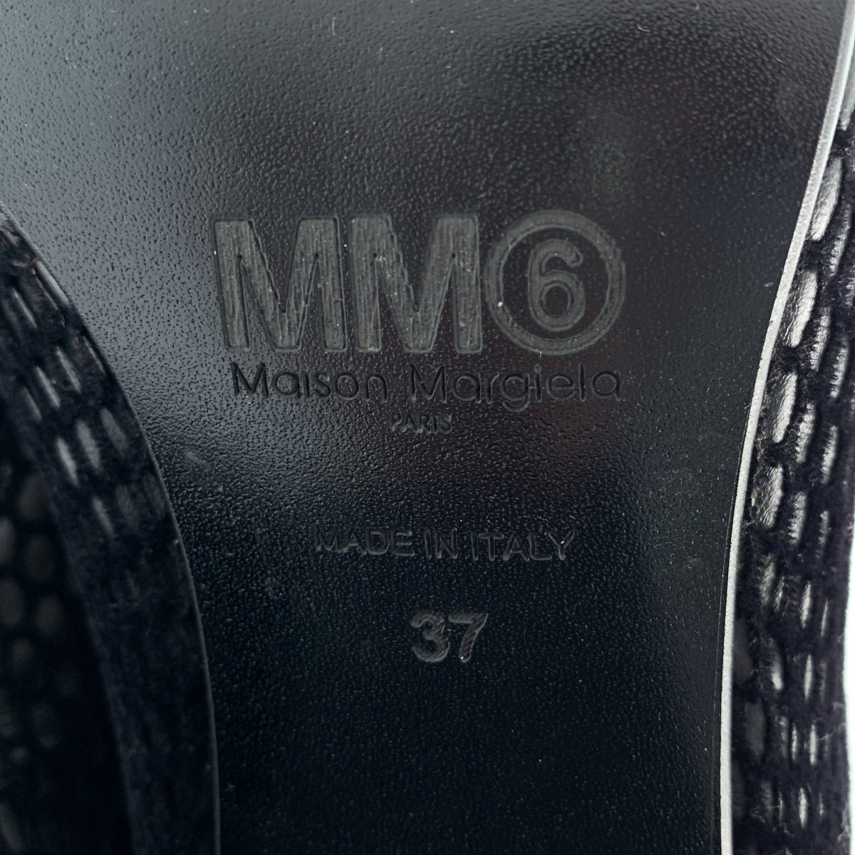 MM6 Maison Margiela / MM6 Maison Margiela | 生態皮革網眼過膝靴 | 37 | 女款