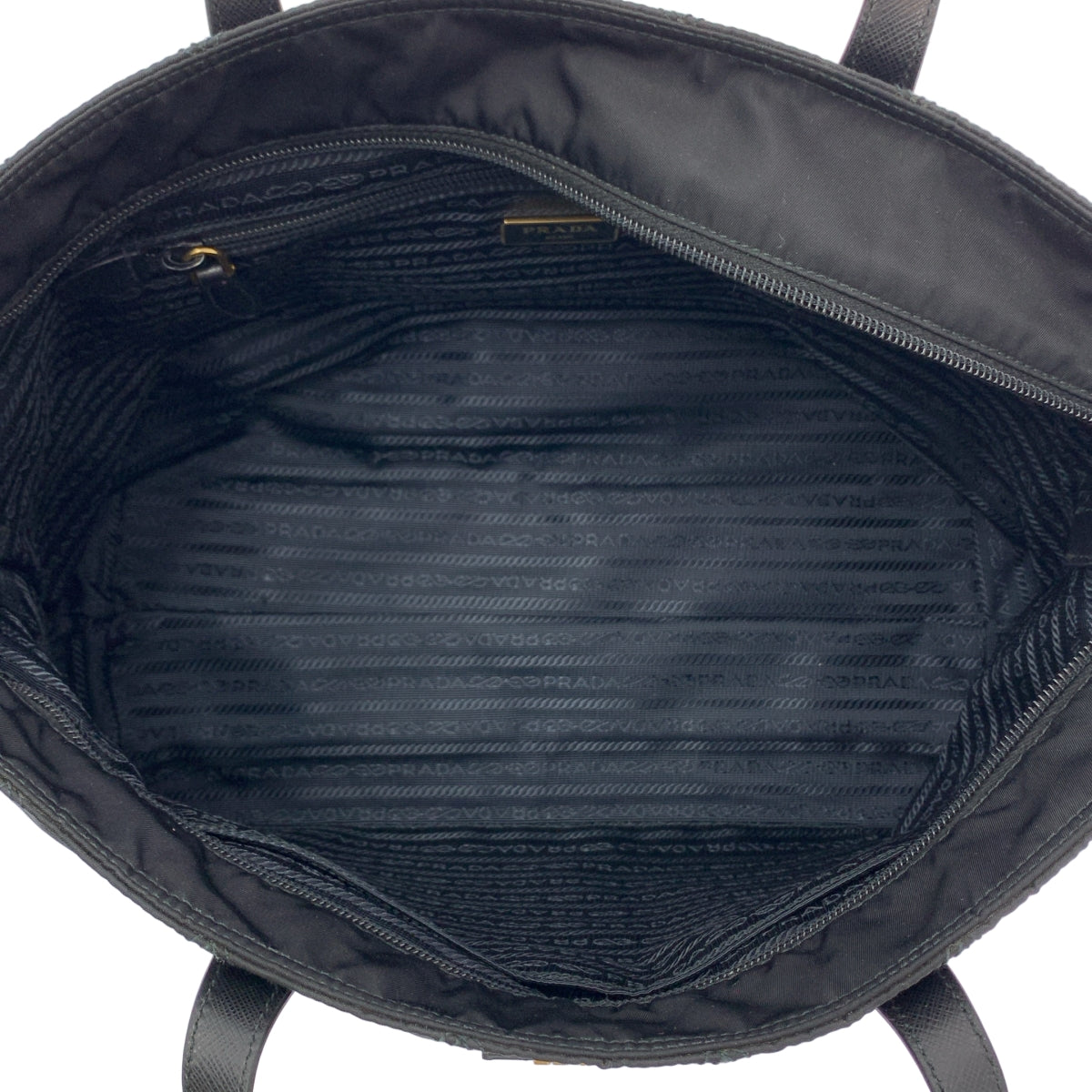 PRADA / 프라다 | 나일론 퀼팅 토트 백 | 블랙 | 여성