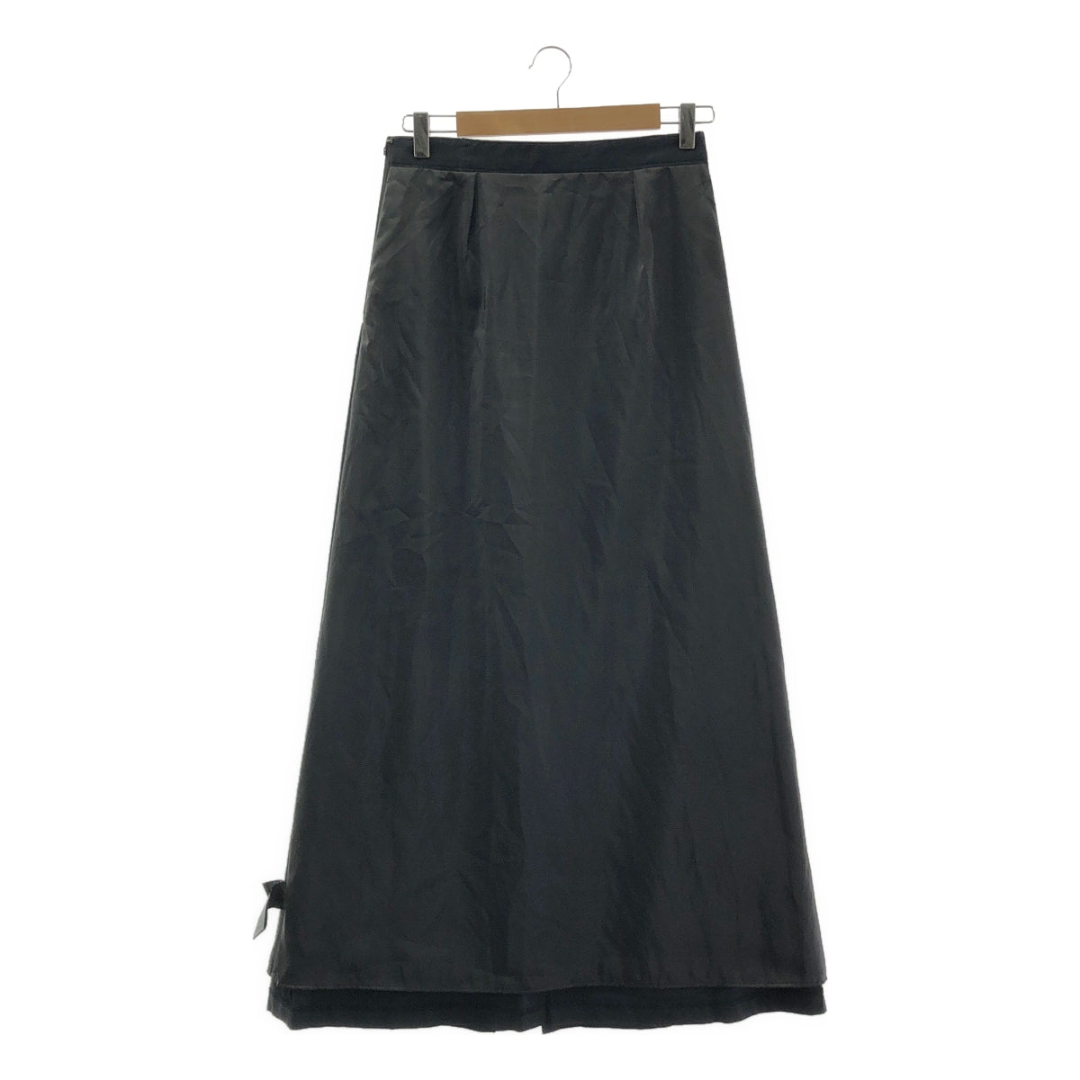 NOBLE / ノーブル | 2024SS | コットンリネンAラインマキシスカート | 40 | レディース