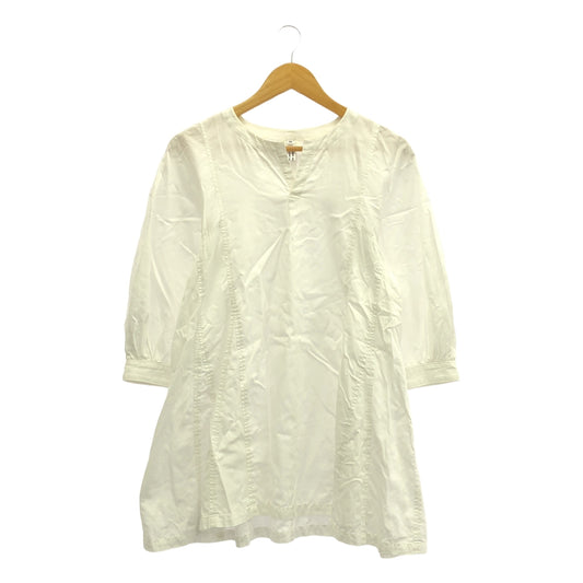 COMME des GARCONS COMME des GARCONS / コムコム | 2016AW | コットン キーネック プルオーバーブラウス シャツ | XS | レディース
