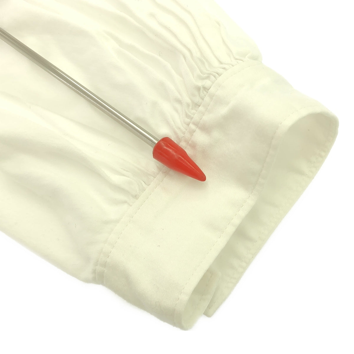 COMME des GARCONS COMME des GARCONS / Comme des | 2016秋冬 |棉質鑰匙領套頭衫襯衫 | XS |白色|女性的