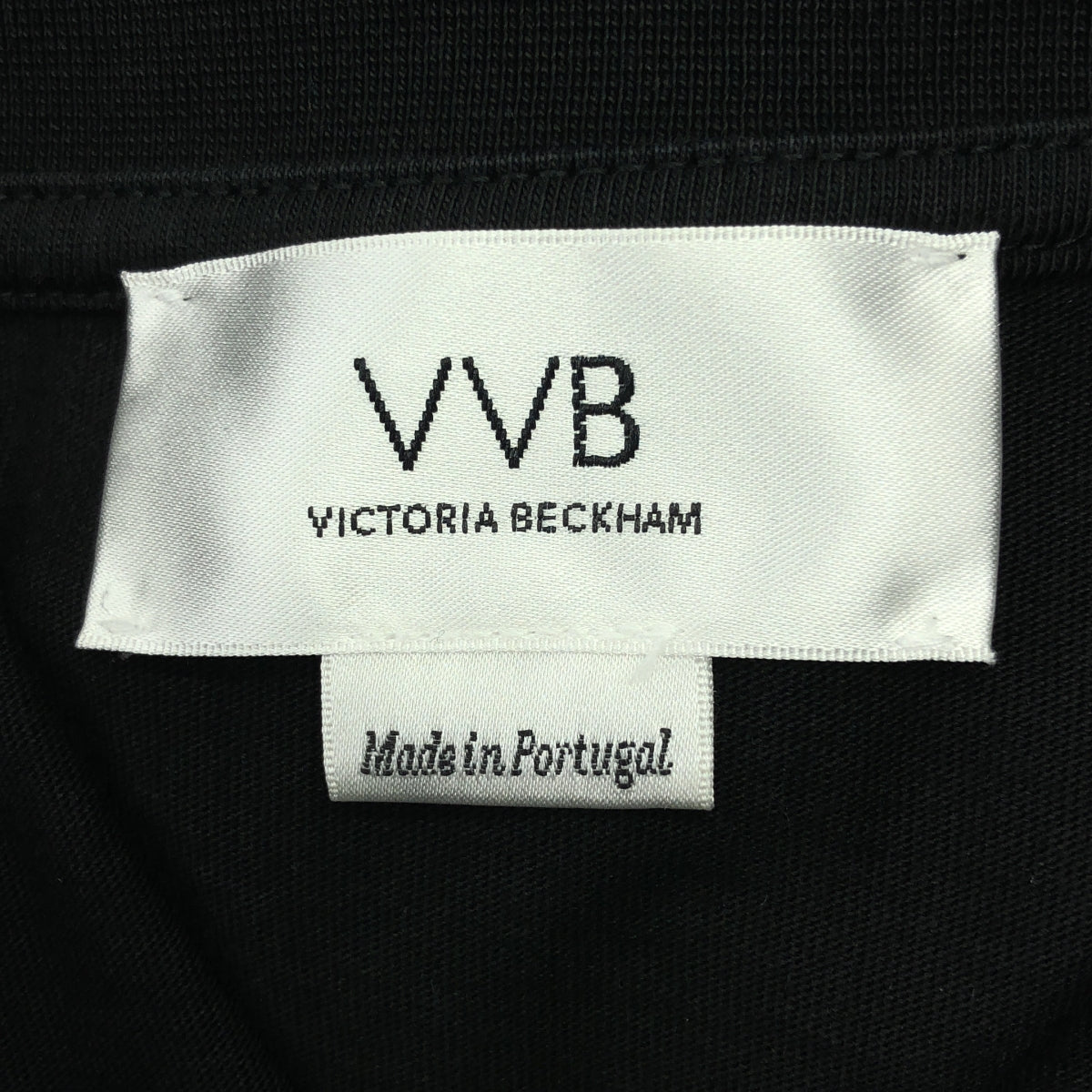VICTORIA BECKHAM | 棉質標誌圓領剪裁與縫製 | S | 女款