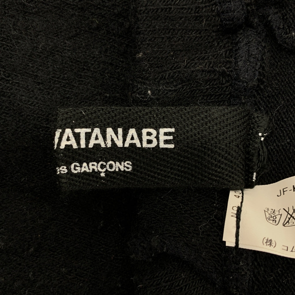 JUNYA WATANABE COMME des GARCONS / ジュンヤワタナベ | ウール ニット カモフラージュ レギンス イージー パンツ |