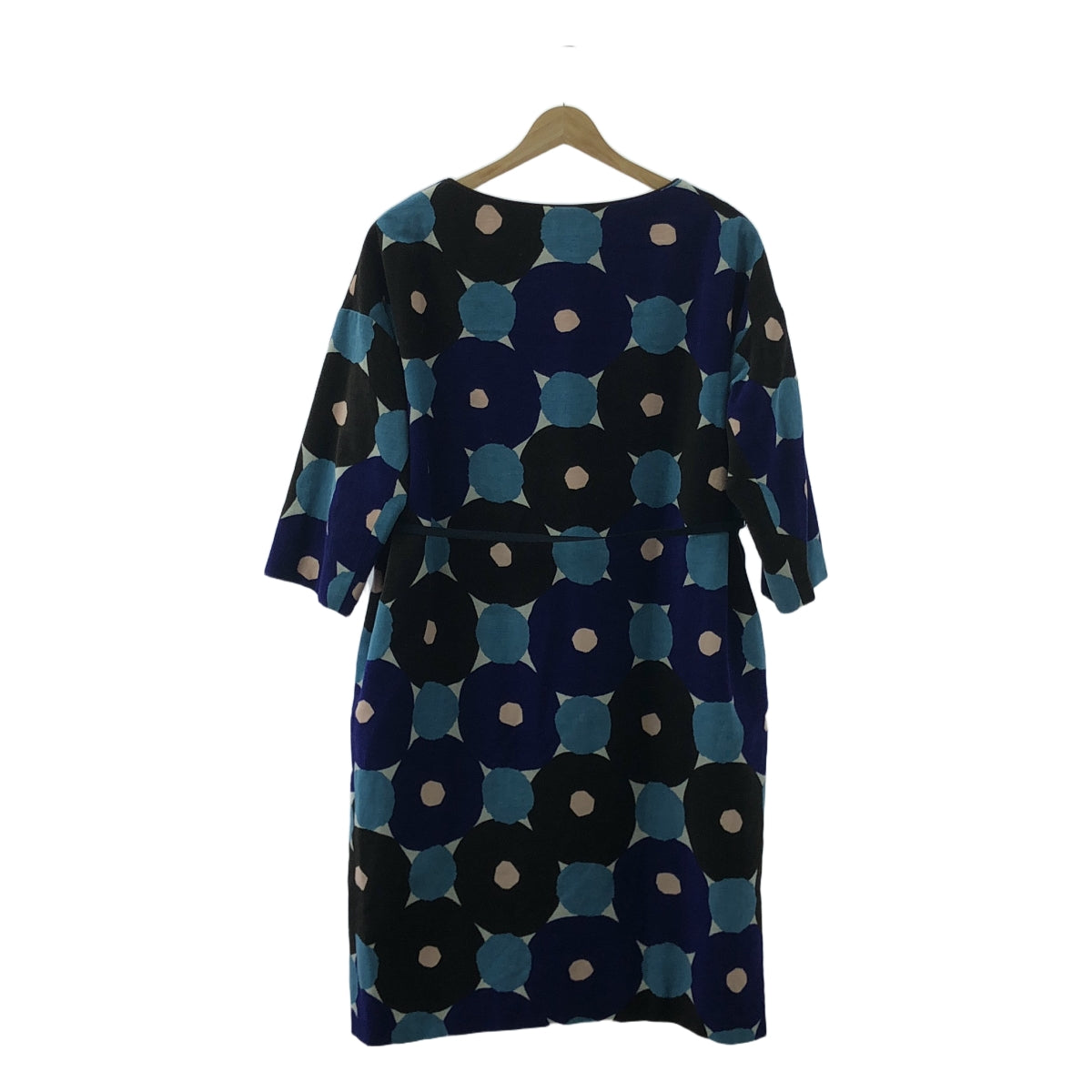 mina perhonen / ミナペルホネン | forest ring コットン フォレストリング ワンピース | 36 | ブルー | レディース