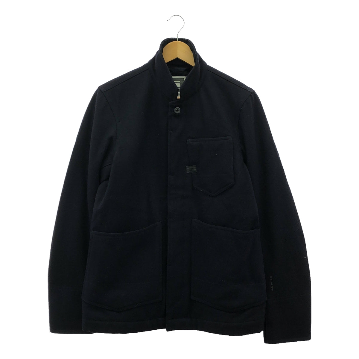 G-STAR RAW | TYPE C WOOL WORKER BLAZER / 麥爾登呢夾克 / 全絎縫襯裡 | M |海軍 |男士