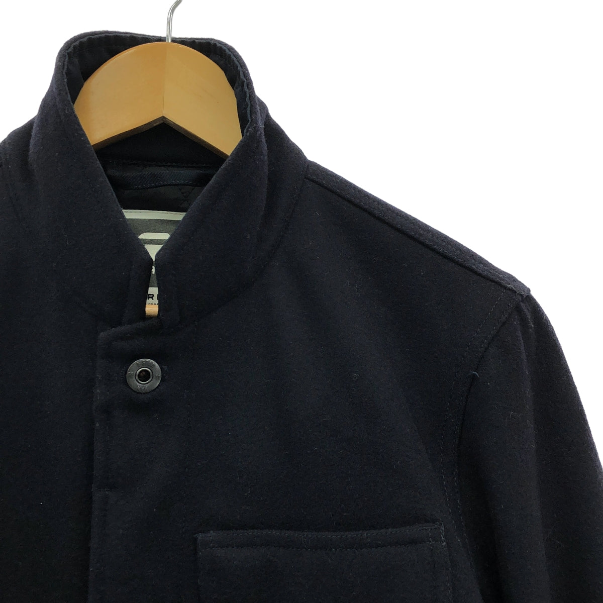 G-STAR RAW / ジースターロー | TYPE C WOOL WORKER BLAZER / メルトン ジャケット / キルティング総裏地 | M | ネイビー | メンズ
