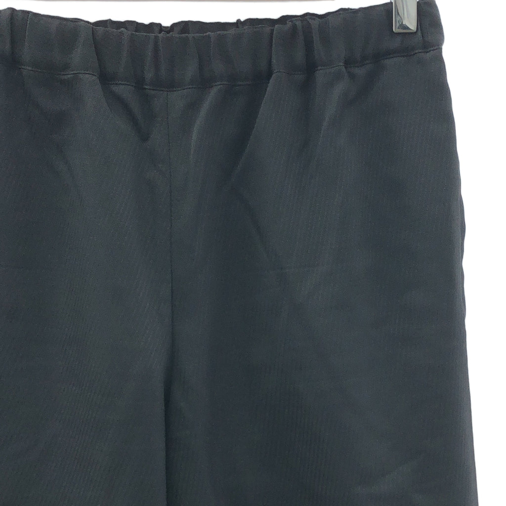 [品相良好] COMME des GARCONS COMME des GARCONS / Comme des | 2025 春夏 |羊毛人造絲條紋休閒褲| SHOPBOP中號 |黑色|女性的