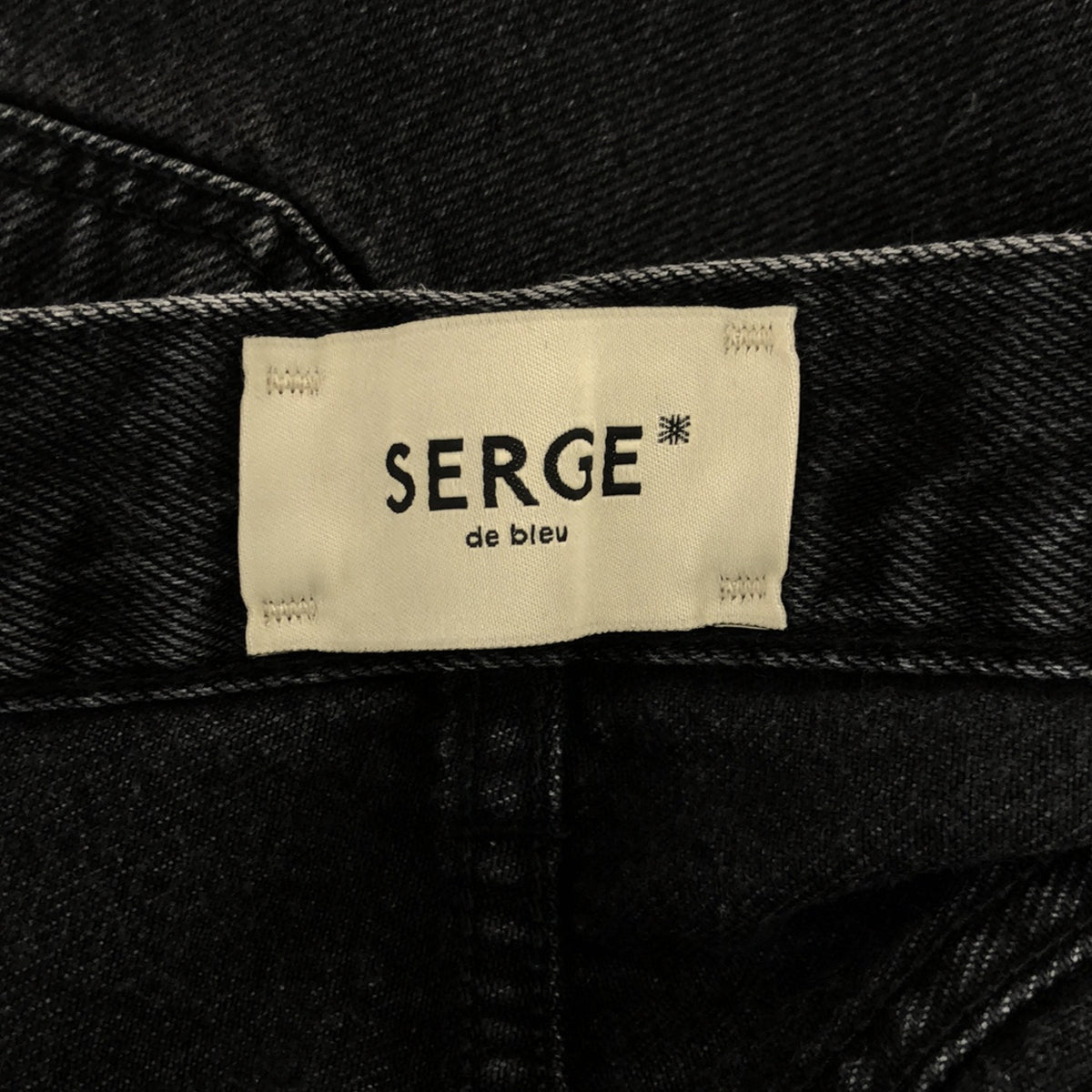 SERGE de bleu / 서지 | × DODO jeans 데님 팬츠 | 25 | FADE BLACK | 여성