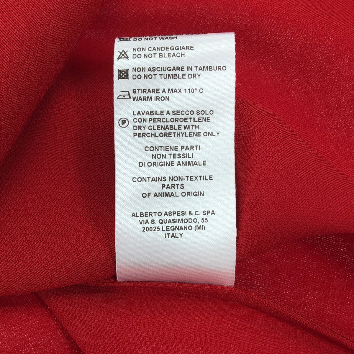 【美品】  ASPESI / アスペジ | フリル ギャザー ノースリーブ ブラウス | 40 | レッド | レディース