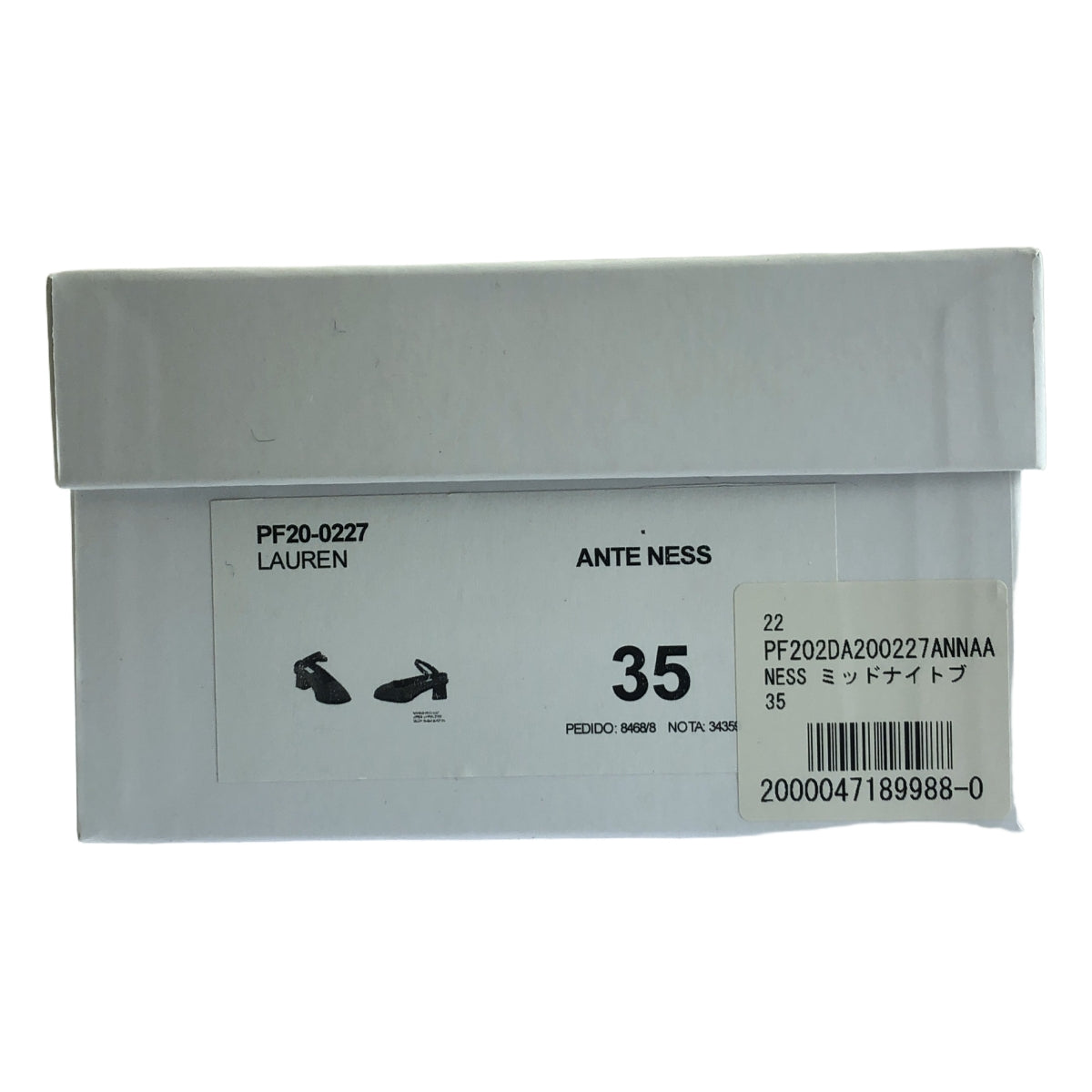 【美品】  PELLICO SUNNY / ペリーコサニー | LAUREN NEGRO / スエード ストラップスクエアヒール | 35 | ネイビー | レディース