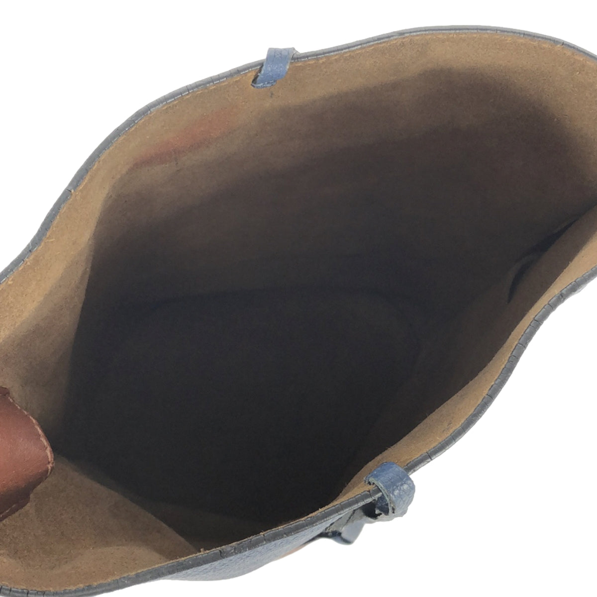 LOEWE / 로에베 | 게이트 버킷 가죽 숄더백 | 네이비 | 여성