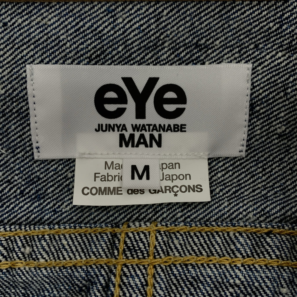 【美品】  eye JUNYA WATANABE COMME des GARCONS MAN / アイジュンヤワタナベ マン | 2024AW | ×NEW MANUAL W-Name Denim Jacket デニム ジャケット | M | インディゴ | メンズ