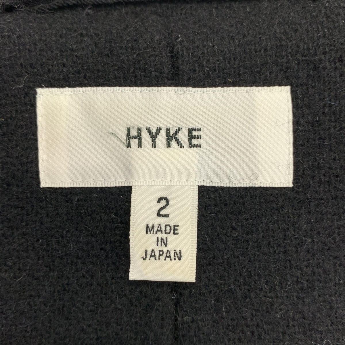 HYKE / 하이크 | 울 멜튼 더플 코트 | 1 | 여성