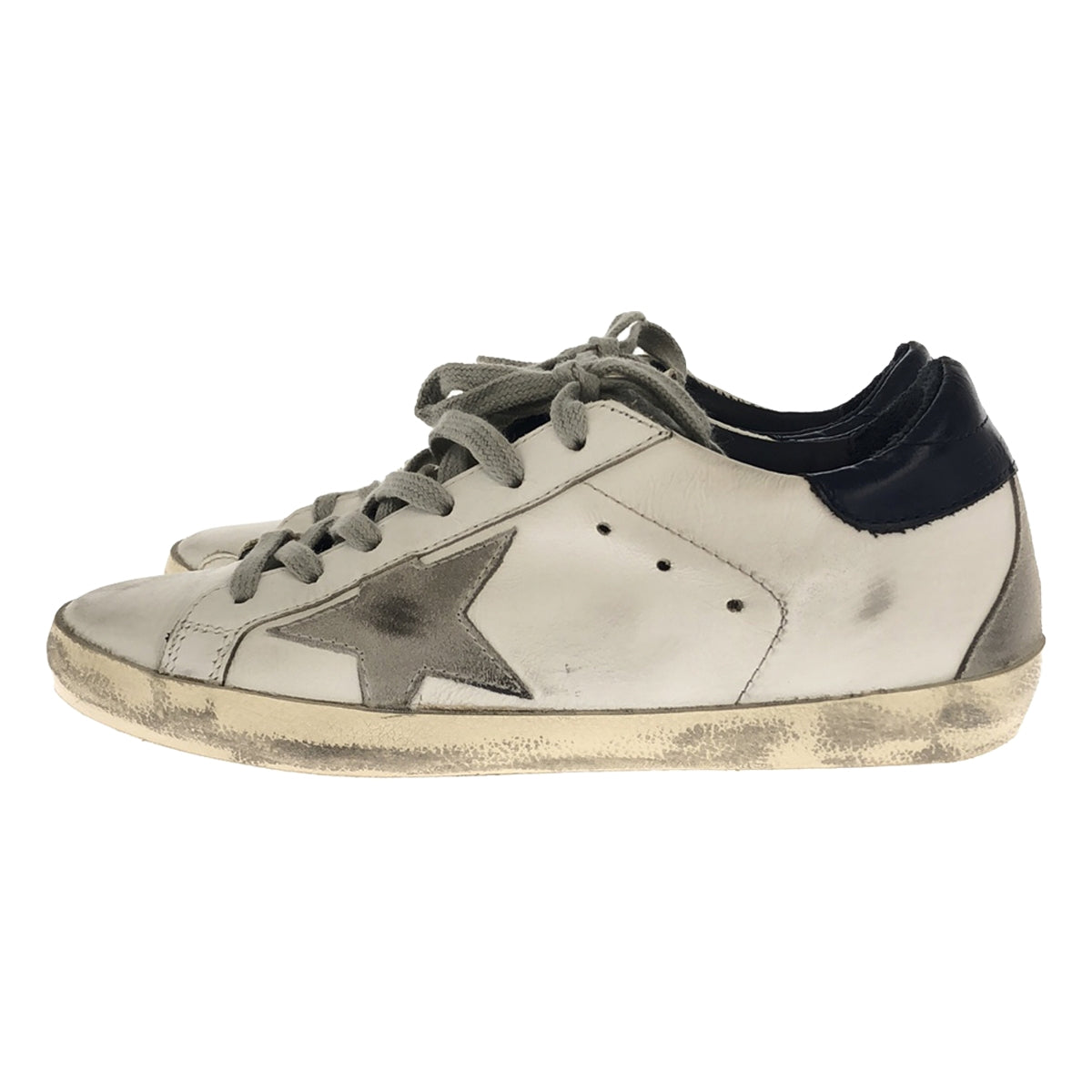 Deuxieme Classe | 2020AW | [GOLDEN GOOSE] HI SNEAKERS / Distressed leather shoes / sneakers | 35 | White | Women's