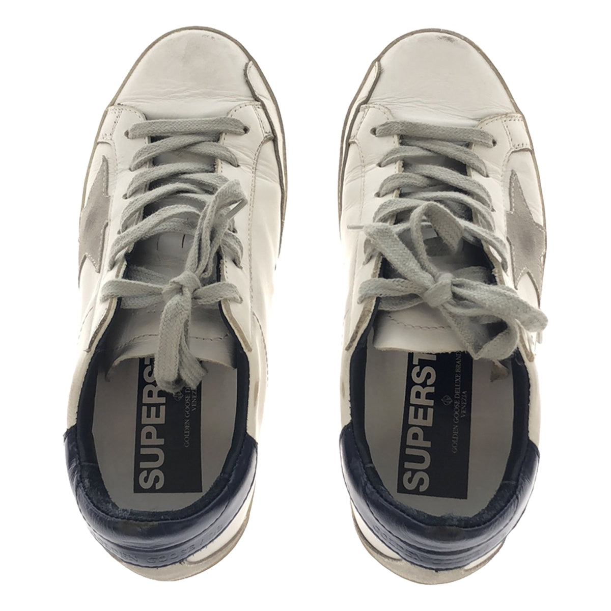 Deuxieme Classe | 2020AW | [GOLDEN GOOSE] HI SNEAKERS / Distressed leather shoes / sneakers | 35 | White | Women's