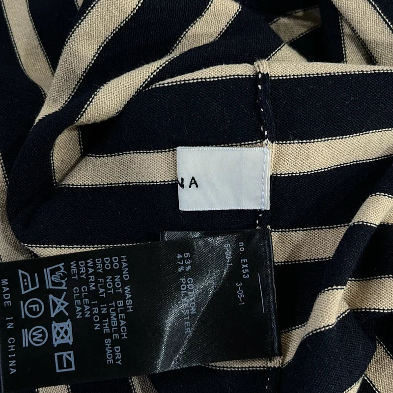 IENA / イエナ | 2025SS | SEATTLE / 度詰めボーダーボートネックニット カットソー | F | レディース
