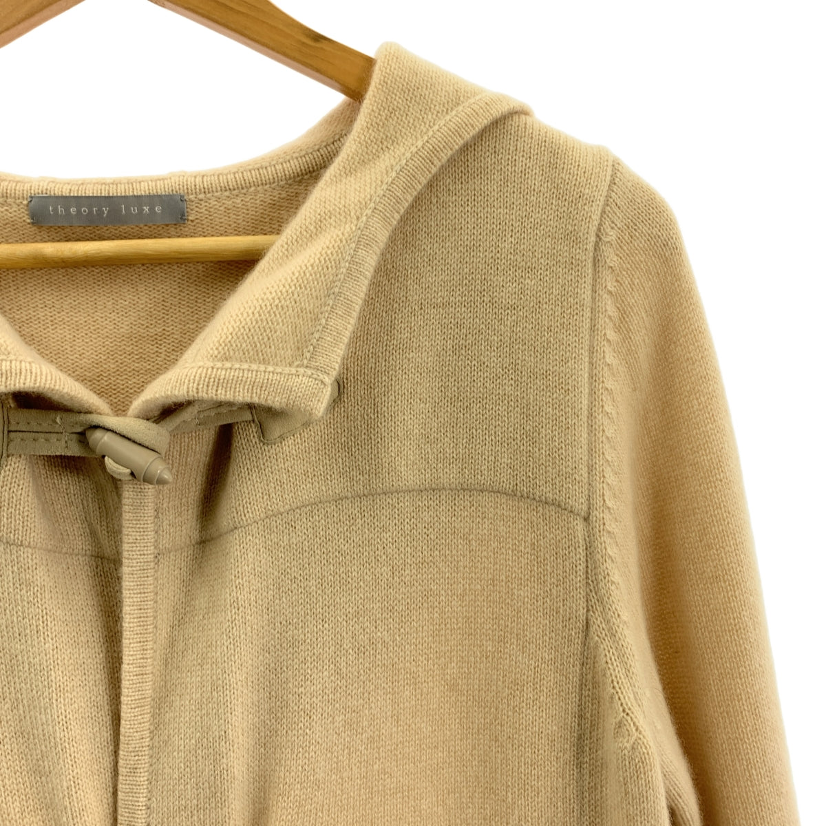 theory luxe | Jeni 羊絨毯式針織粗呢大衣 | 40碼 | 女款