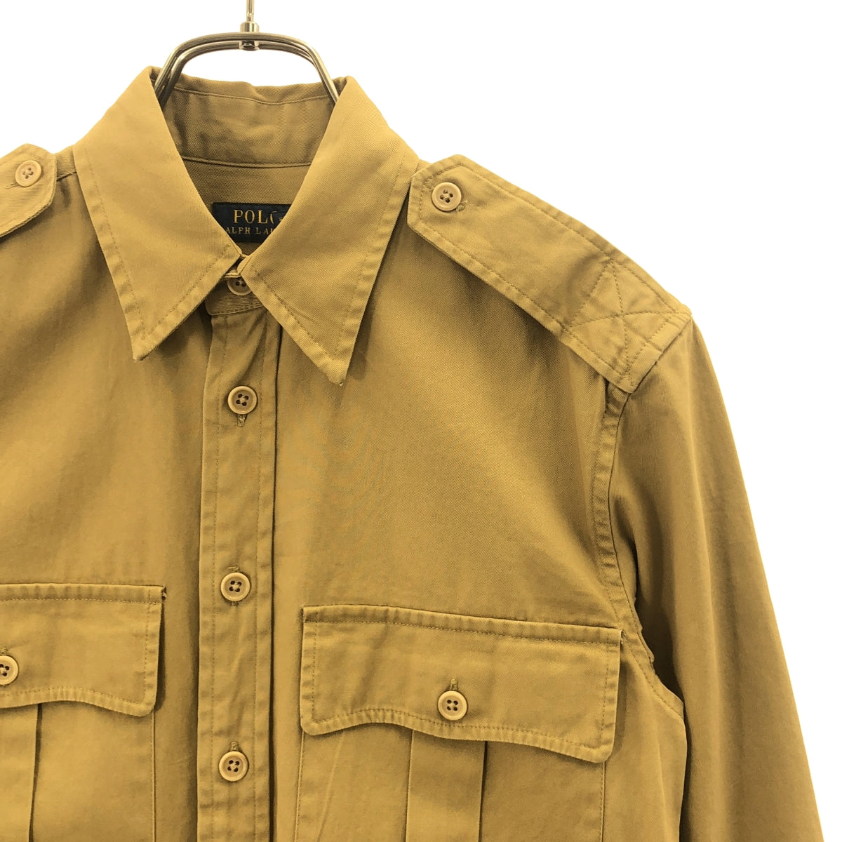 POLO RALPH LAUREN / ポロラルフローレン | コットン ロング シャツワンピース | 2 | レディース