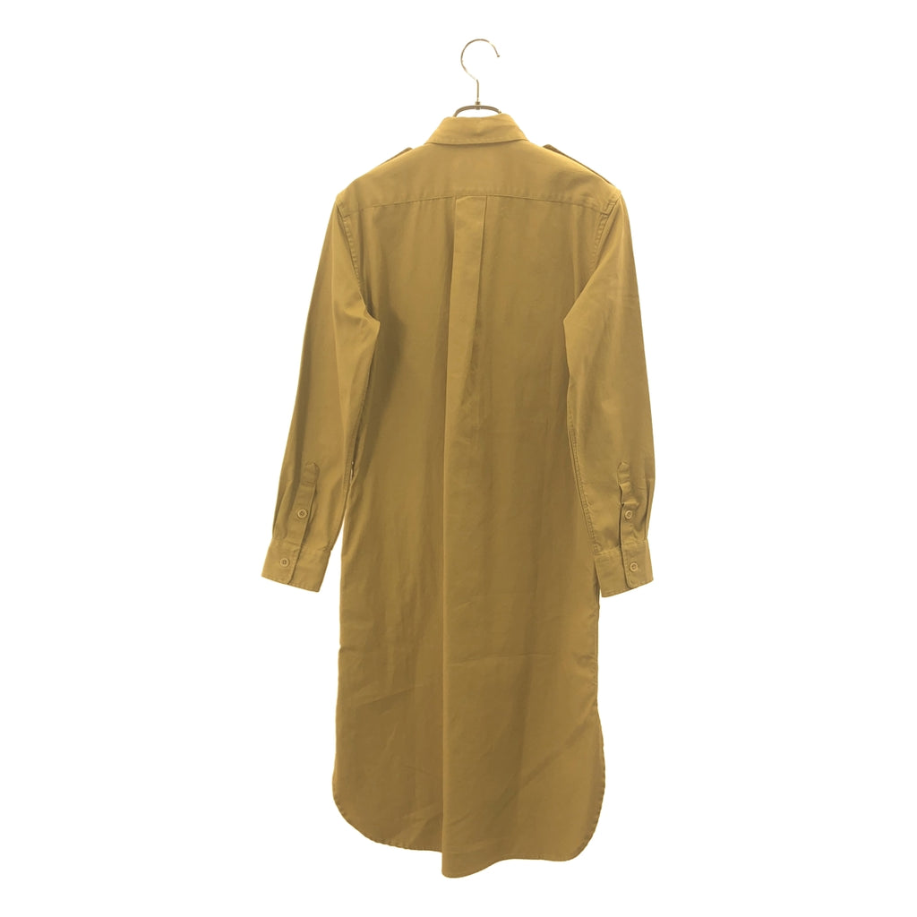 POLO RALPH LAUREN / ポロラルフローレン | コットン ロング シャツワンピース | 2 | レディース