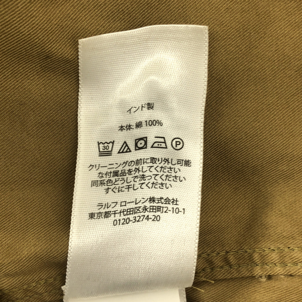 POLO RALPH LAUREN / ポロラルフローレン | コットン ロング シャツワンピース | 2 | レディース