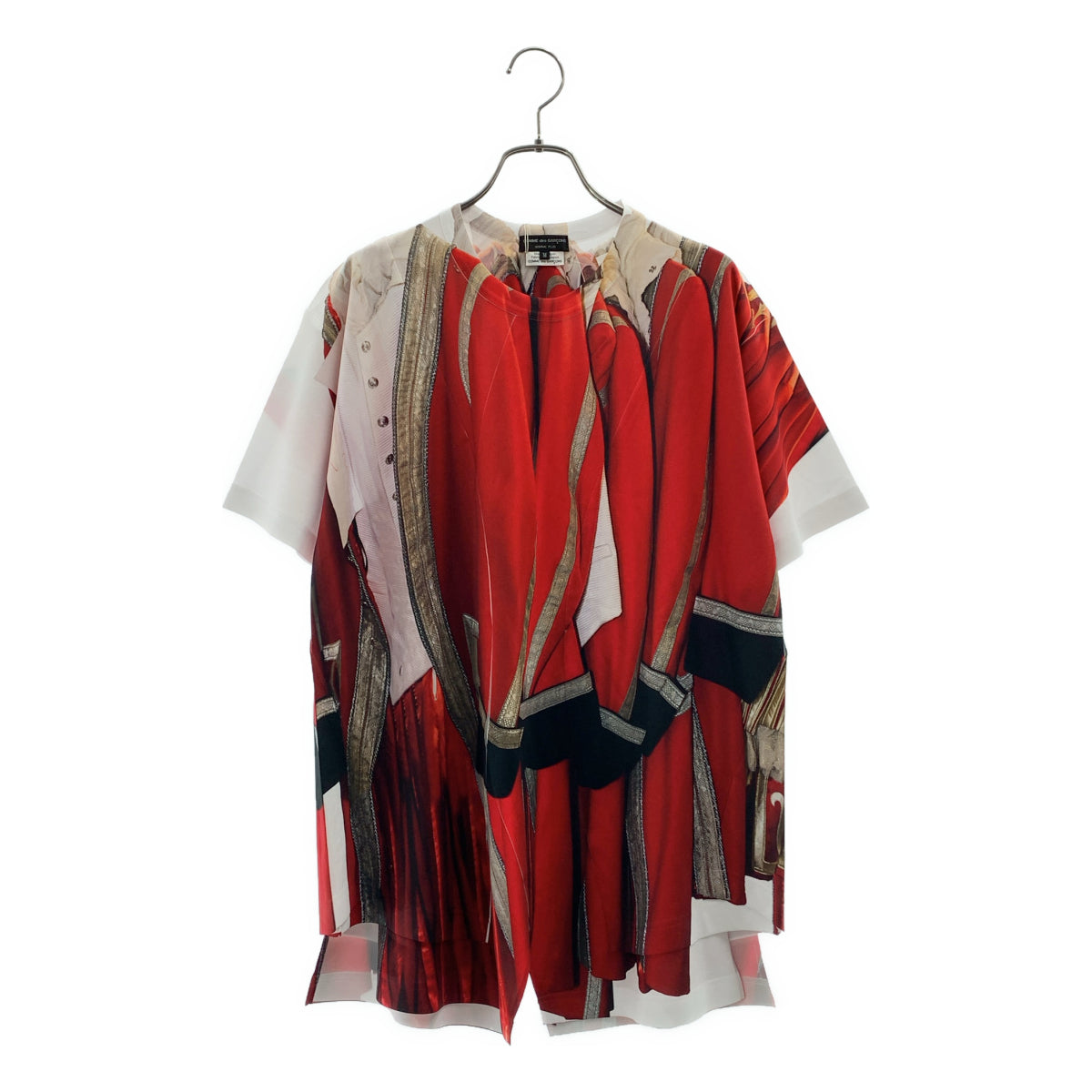 COMME des GARCONS HOMME PLUS / コムデギャルソンオムプリュス | 2024SS | トロンプルイユ 転写クルーネック Tシャツ | M | メンズ