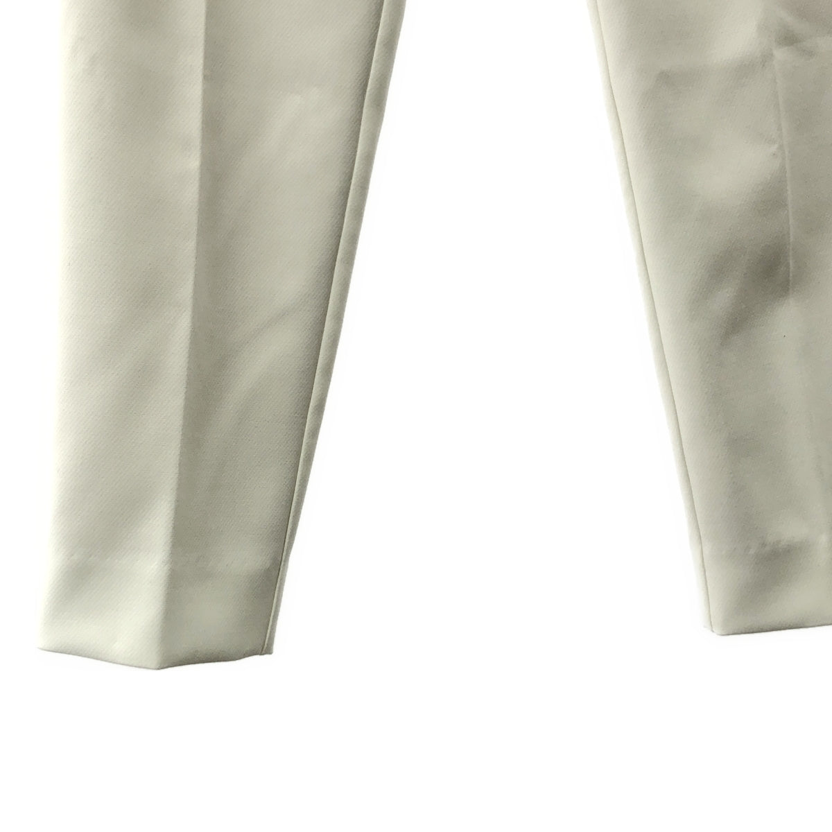 [狀態極佳] yori | 霧面雙十字棒休閒褲 | 36碼 | 白色 | 女款