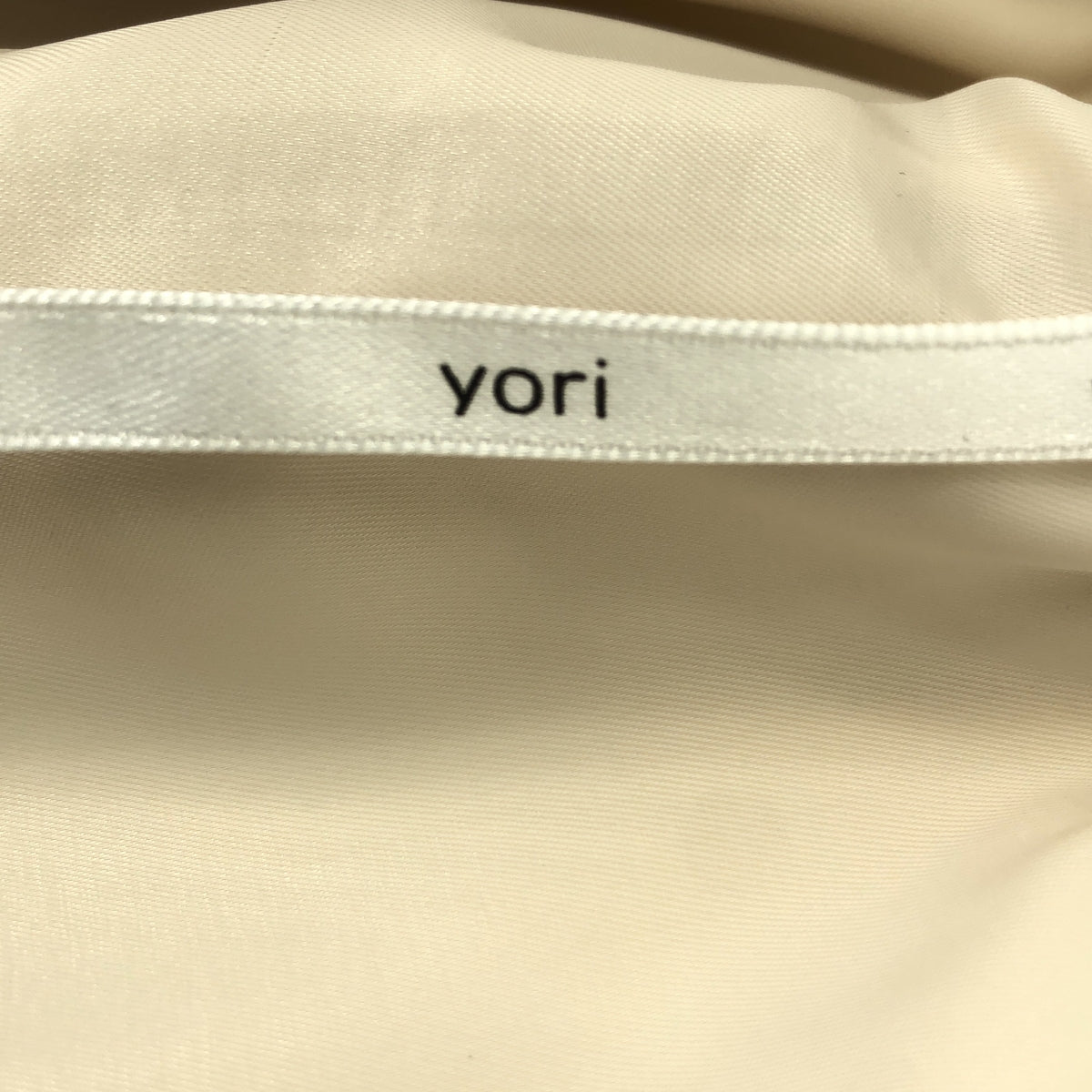 [狀態極佳] yori | 霧面雙十字棒休閒褲 | 36碼 | 白色 | 女款