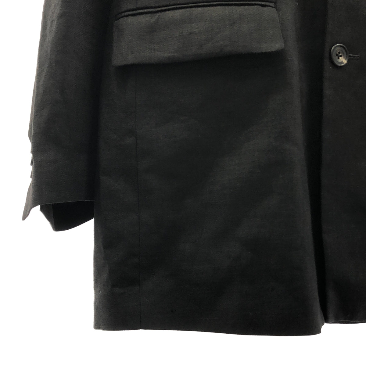 stein | 伊勢丹 EX 004 / 亞麻羊毛單排扣長外套 | 男士 | S 碼