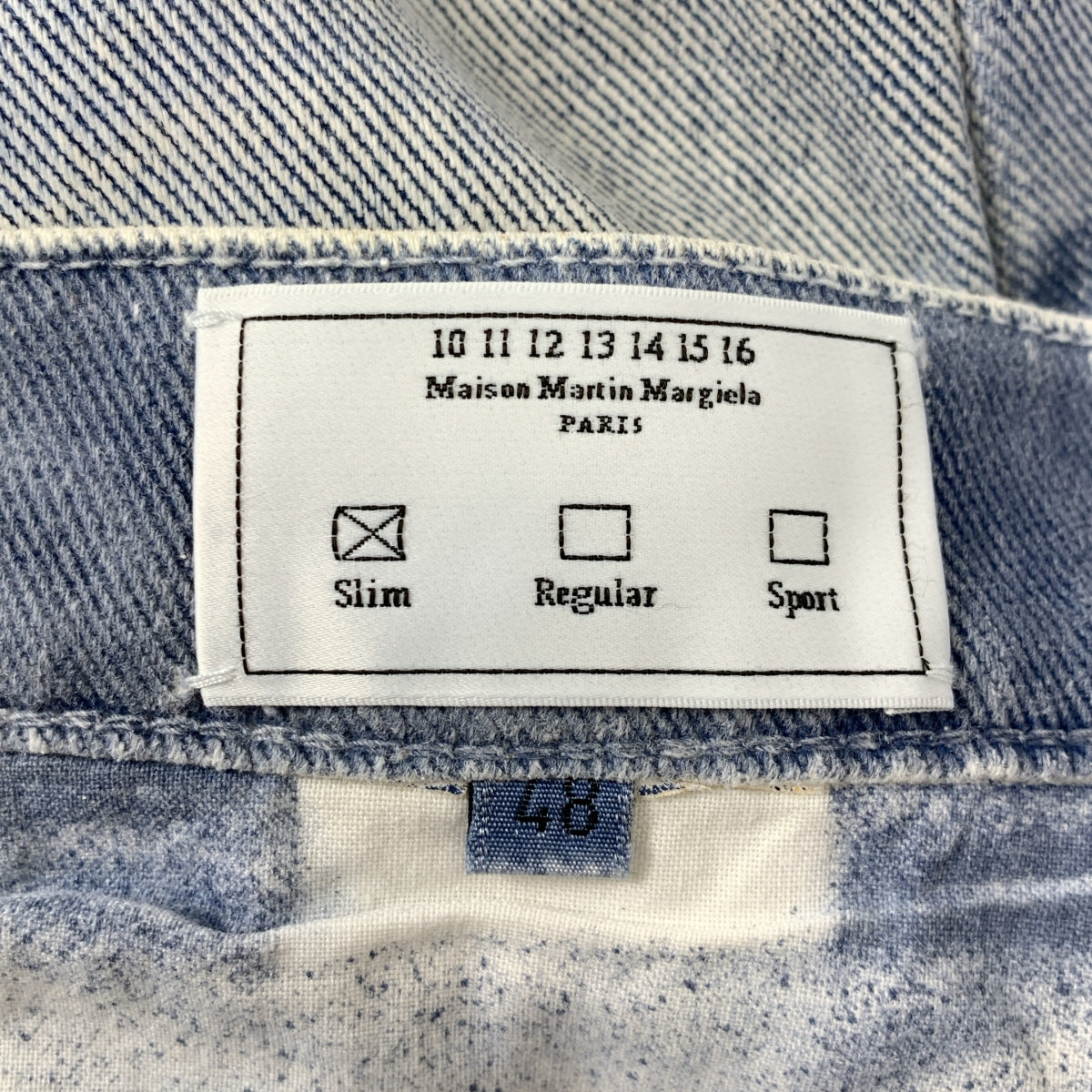 Maison Martin Margiela / 메종 마르탄 마르젤라 | 2012SS | 슬림 핏 데님 팬츠 | 48 | 남성