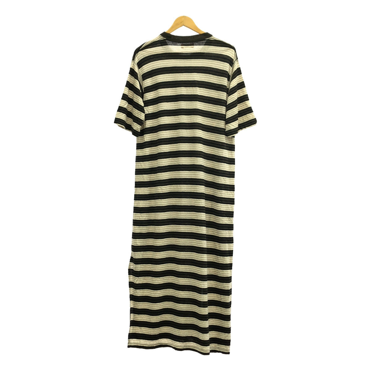 unfil / アンフィル | french linen jersey T-shirt dress フレンチリネン ジャージー ドレス ワンピース | 1 | マルチカラー | レディース