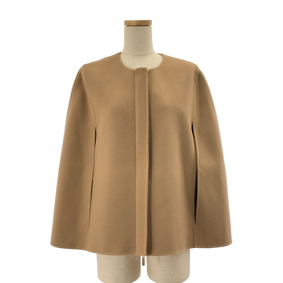 【成色極佳】S MAX MARA / S Max Mara | HELENE 羊毛披肩外套 | M碼 | 棕色 | 女款