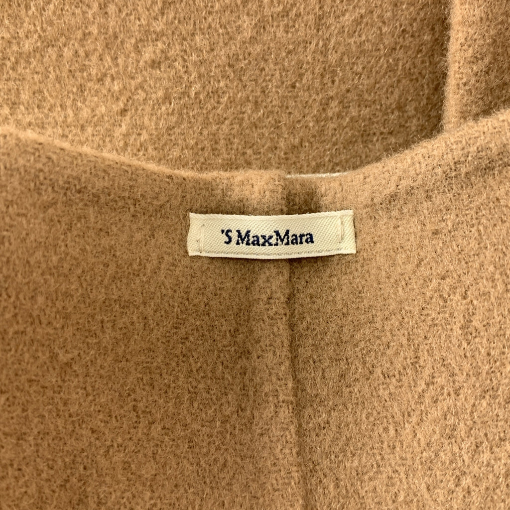 【成色極佳】S MAX MARA / S Max Mara | HELENE 羊毛披肩外套 | M碼 | 棕色 | 女款