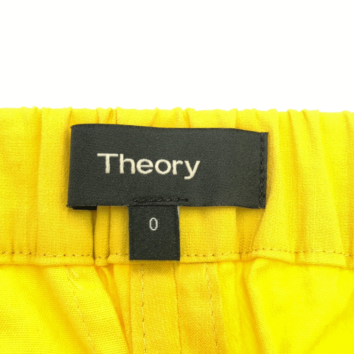 [新]理論| ECO CRUNCH WASH TREECA PULL ON J 亞麻彈性套穿褲 | 0 |黃色 |女性的