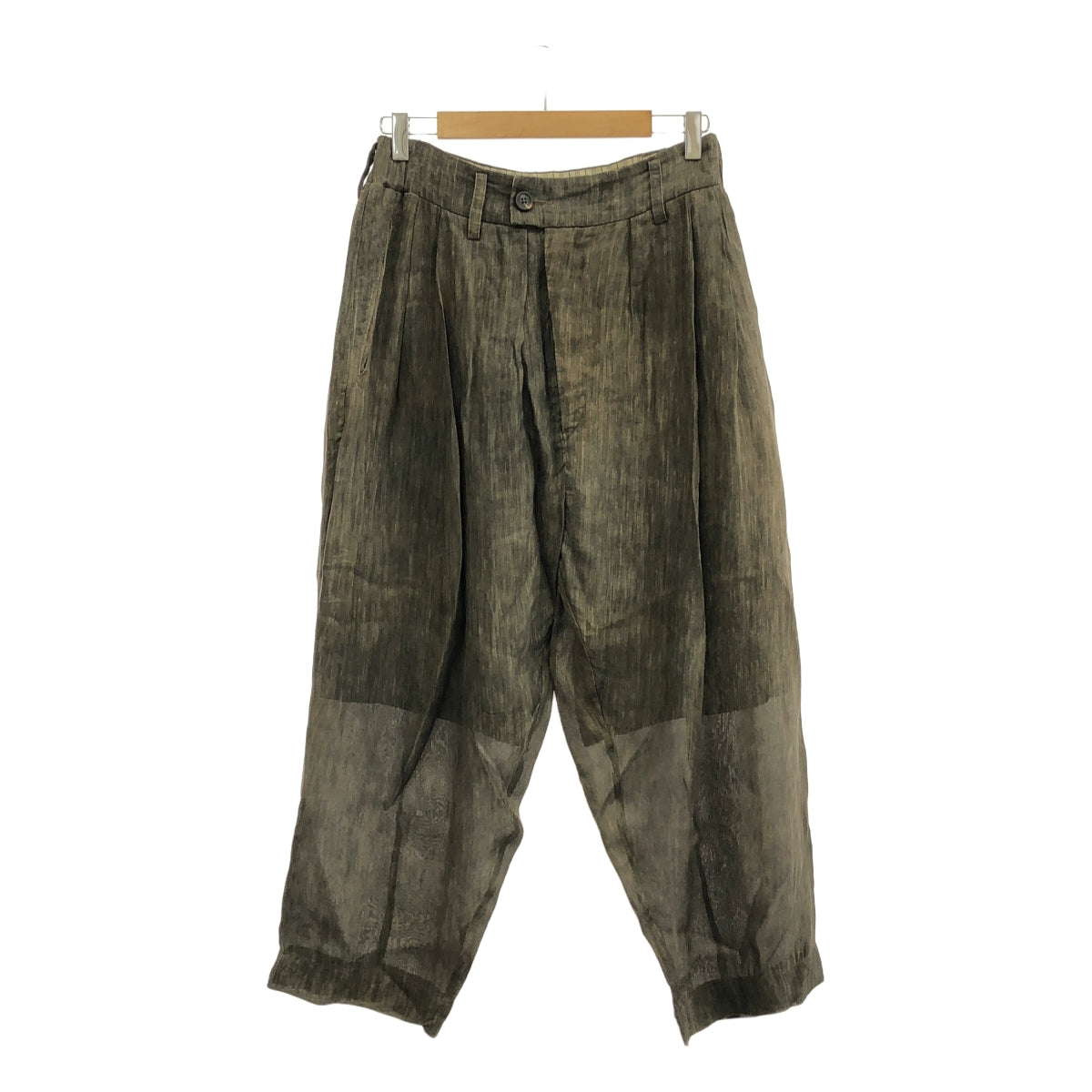 ziggy chen / ジギーチェン | 2023SS | CLASSIC PLEATED WIDE TROUSERS / タック ワイド パンツ | 44 | メンズ