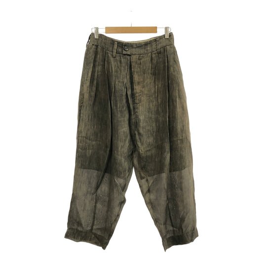 ziggy chen / ジギーチェン | 2023SS | CLASSIC PLEATED WIDE TROUSERS / タック ワイド パンツ | 44 | メンズ