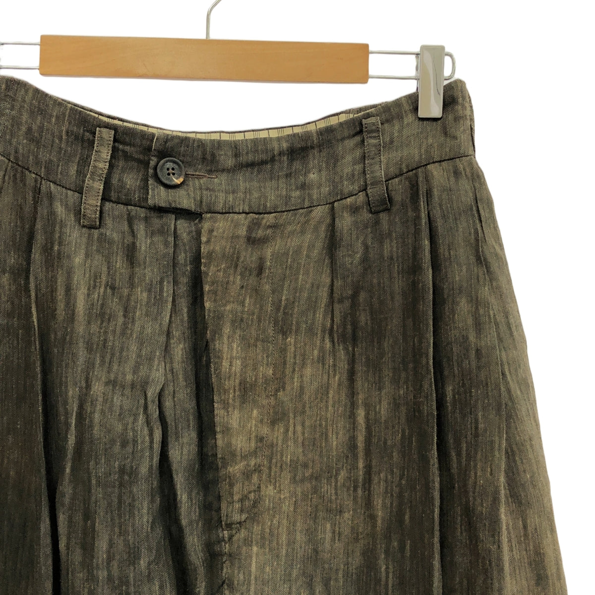 ziggy chen / ジギーチェン | 2023SS | CLASSIC PLEATED WIDE TROUSERS / タック ワイド パンツ | 44 | メンズ