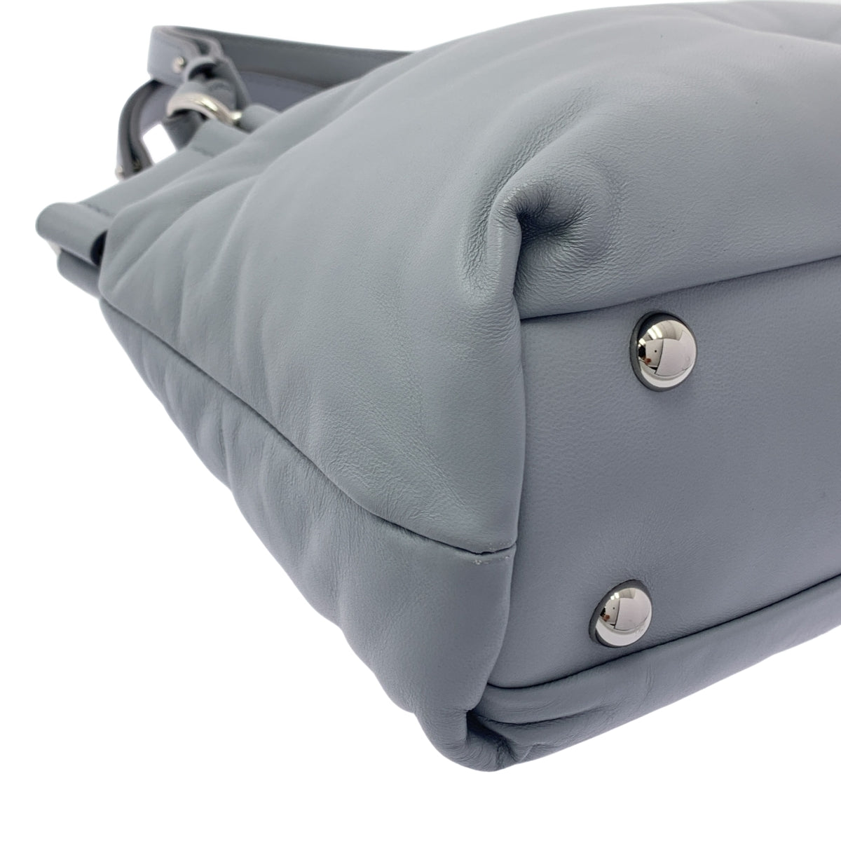 【美品】  Maison Margiela / メゾンマルジェラ | 2024SS | GLAM SLAM HAND BAG SMALL グラムスラム スモール ハンドバッグ | ライトブルー | レディース