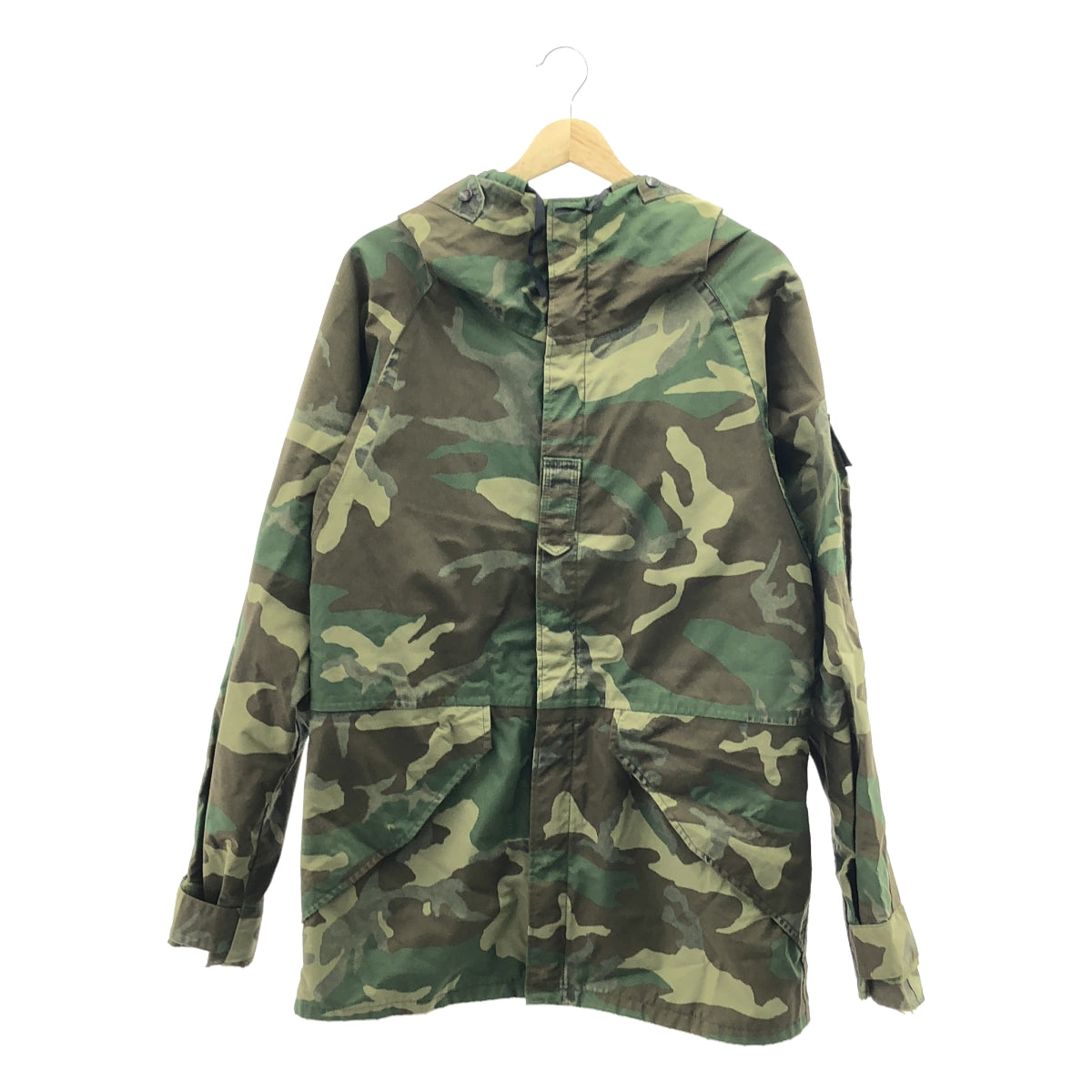 美國陸軍 | 1992 年復古 ECWCS Gen 1 派克大衣，後期型號，迷彩，男士 | 小號，長款 | 綠色