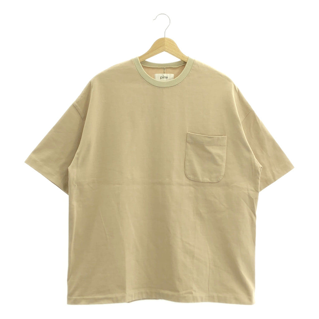 balcone pine / バルコーネパイン | コットン オーバーサイズ クルーネック ポケットTシャツ | L | メンズ